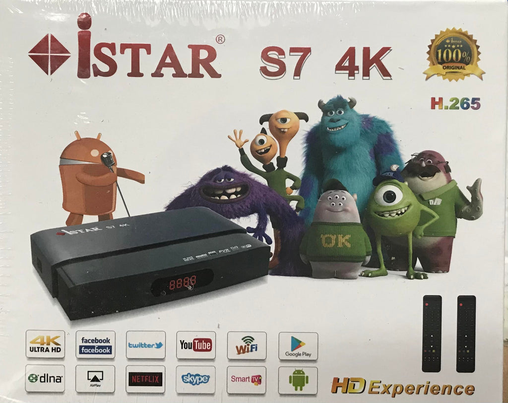ISTAR S7 Android 4Kايستار مع 12 اشهر خدمة مجانية - ISTARUS.COM
