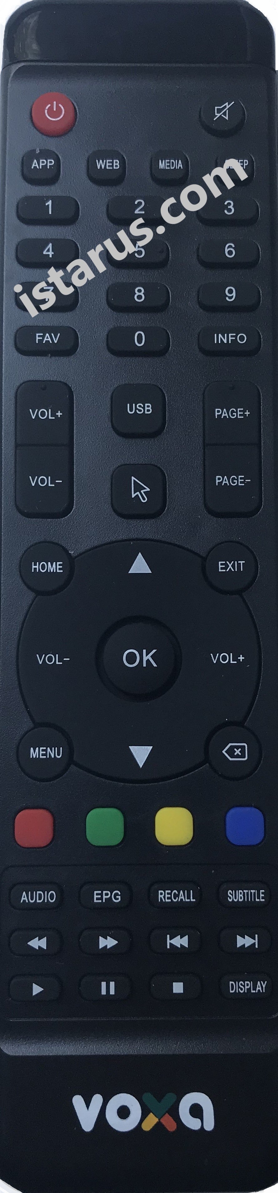VOXA Remote Control - ISTARUS.COM